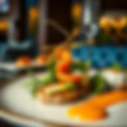 A beautifully plated gourmet dish showcasing culinary artistry in Miami.