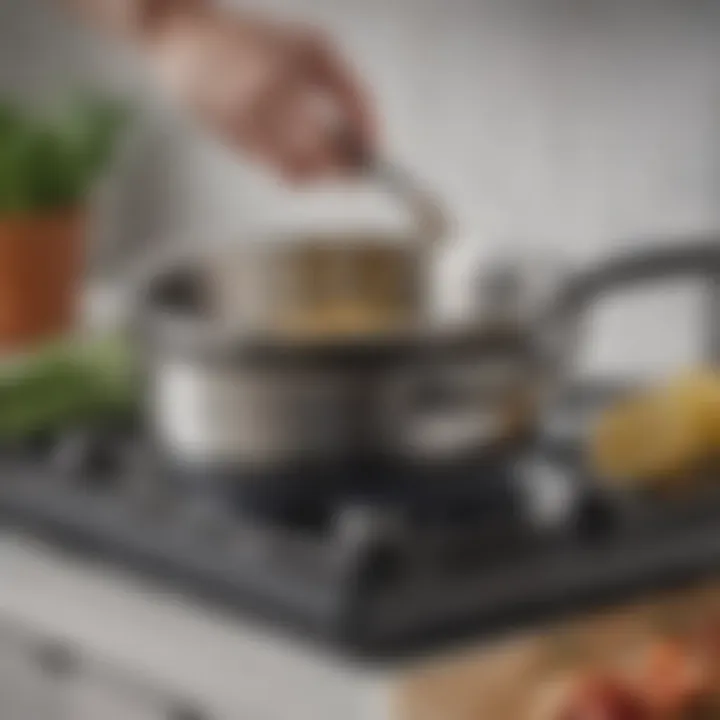 Visual guide for maintaining induction cookware