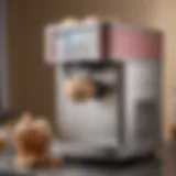 Commercial ice cream maker with multiple options