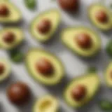 Nutritional benefits of avocados displayed in an infographic