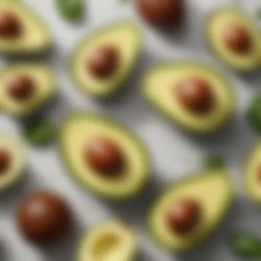 Nutritional Profile of Avocados Nutritional benefits of avocados displayed in an infographic