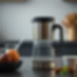 Elegant design of a thermal carafe coffee maker