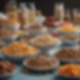 A vibrant array of allergy-safe snacks displayed on a table