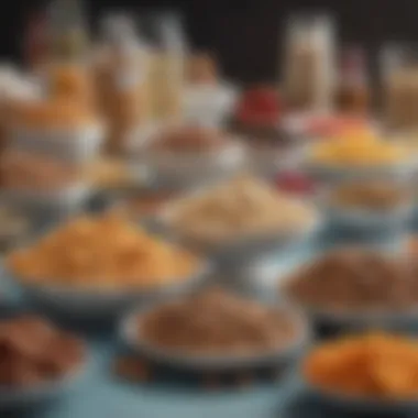 A vibrant array of allergy-safe snacks displayed on a table