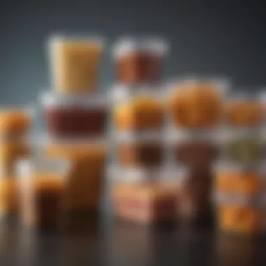 Culinary Applications of Disposable Containers An assortment of disposable containers suited for various culinary applications.