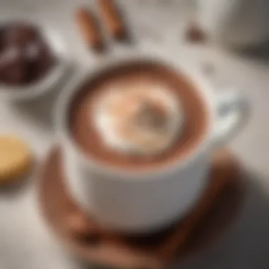 Rich and Creamy Bariatric Hot Chocolate A rich, creamy cup of bariatric hot chocolate with a sprinkle of cinnamon