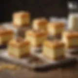 An assortment of butter cake mix packages