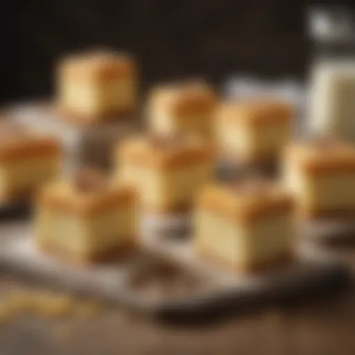 An assortment of butter cake mix packages