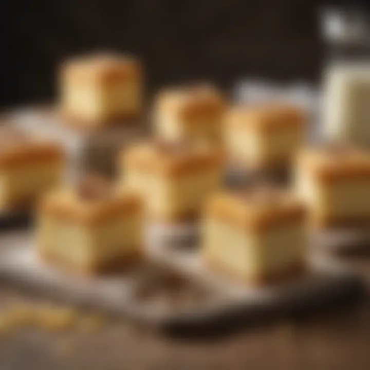 An assortment of butter cake mix packages