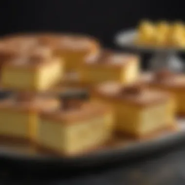 Innovative Butter Cake Variations Creative variations of butter cake served on a platter