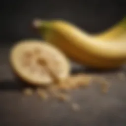 Nutritional breakdown of carbohydrates in a medium banana