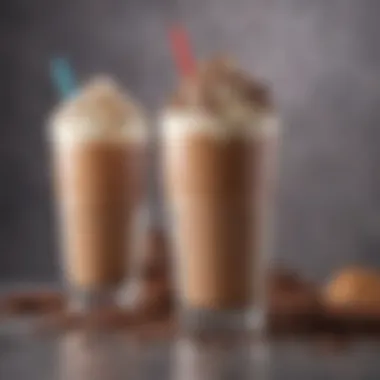 Historical Evolution of Chocolate Milkshakes A historical timeline showcasing the evolution of chocolate milkshakes through the years