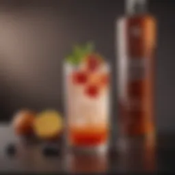 Elegant cocktail showcasing Ciroc's versatility
