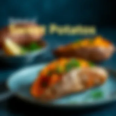 Nutritional benefits of sweet potatoes infographic