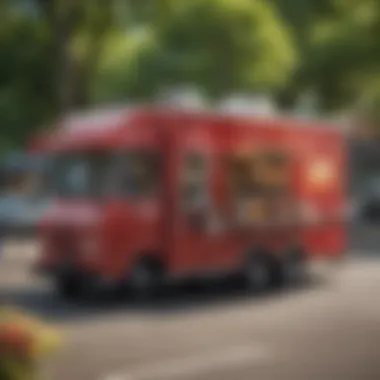 Unique Culinary Offerings from Food Trucks A food truck showcasing unique culinary offerings