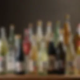 A selection of affordable sake bottles showcasing various styles and labels