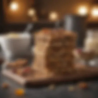 Creative Ingredient Display Ingredients for homemade breakfast bars displayed creatively
