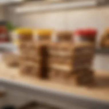 Store-Bought Breakfast Bar Options Assorted store-bought breakfast bars on a shelf