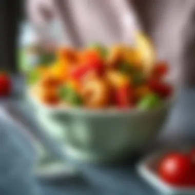 Delicious low-calorie dish presented beautifully