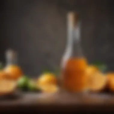 Enhancing Vinegar's Cleaning Properties Vinegar with citrus fruits and essential oils