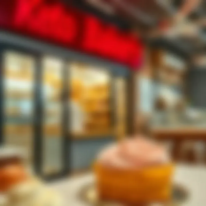 A vibrant local bakery specializing in keto desserts