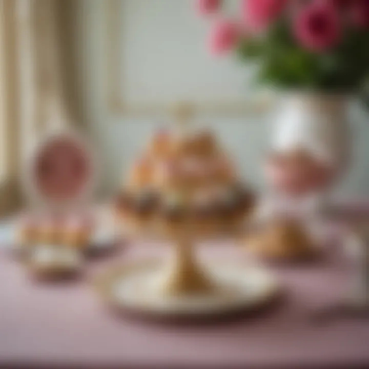 Customer enjoying Ladurée treats at home