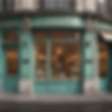 A Glimpse Into History: Ladurée Boutique Ladurée's historic boutique exterior