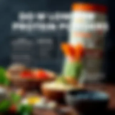 Nutritional benefits and facts of low-carb protein powders displayed graphically