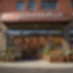 An overview of Mariano's store exterior