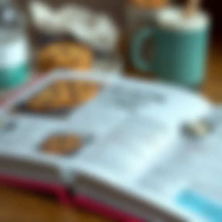 Paleo Recipe Cookbook An open cookbook featuring a paleo cookie recipe with annotations