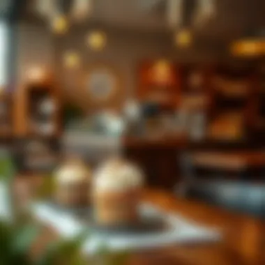 Indulgence Redefined: Keto Desserts in a Cozy Café An inviting café atmosphere with keto desserts on display