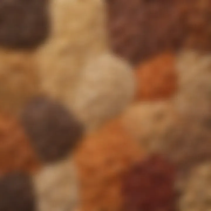 A colorful array of grains showcasing their diversity and nutritional value.