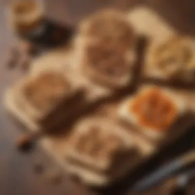 Flavorful Nut Butter Toast A spread of various nut butters with whole grain toast and toppings
