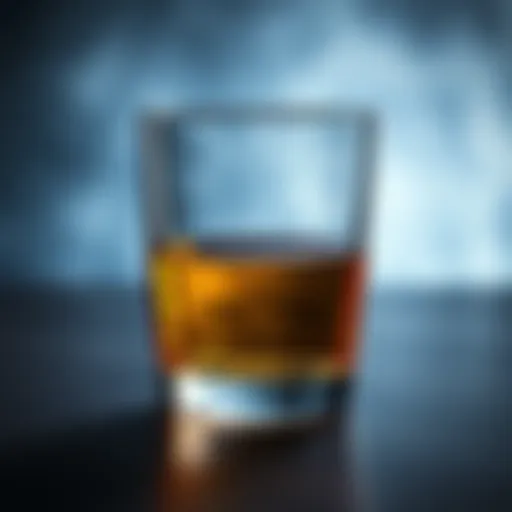 Elegant snap-on whiskey glass showcasing innovative design