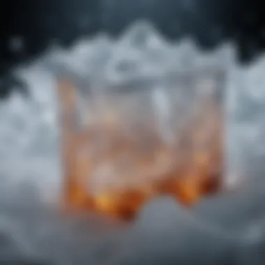 The Unique Texture of Sonic Ice Sonic ice particles showcasing unique texture