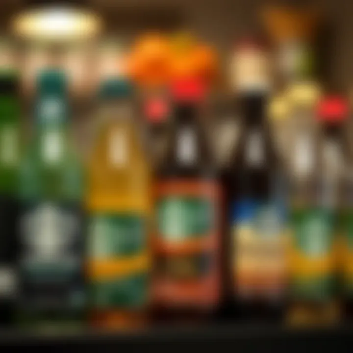 Diverse Bottled Offerings from Starbucks Bottled Starbucks coffee varieties on display