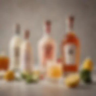 Cocktail Creations with RumChata Mini Bottles Assorted cocktails featuring RumChata mini bottles as a key ingredient