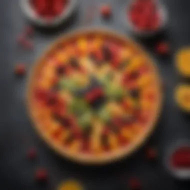 Exquisite Seasonal Fruit Tart Delicate fruit tart with a glossy glaze and seasonal fruits