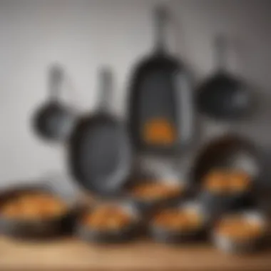 A collection of chicken fryer pans illustrating various sizes and shapes for every kitchen