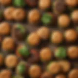 An assortment of colorful low sodium veggie burgers on a rustic wooden table