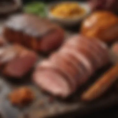 A selection of meats ready for BBQ seasoning