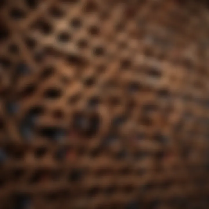Variety of wood types suitable for wine rack construction