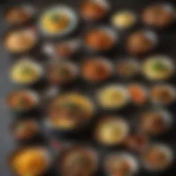 A vibrant display of various dishes made with an Instant Pot