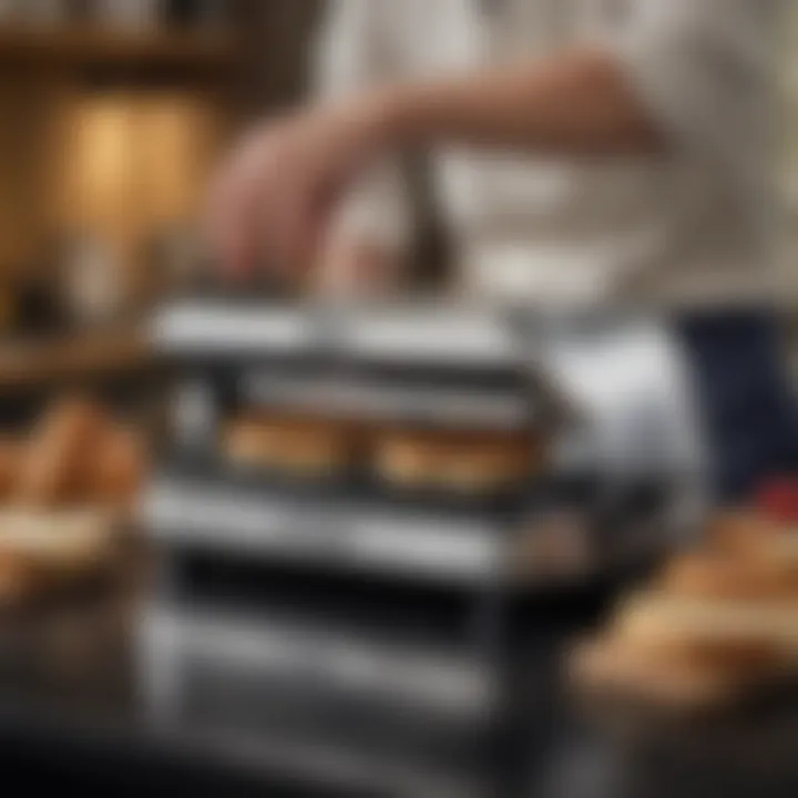 Maintenance tips for the Delonghi Retro Panini Maker displayed visually