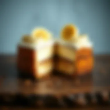 Layers of Delight: The Anatomy of Banana Cheesecake A cross-section of banana cheesecake revealing layers of creamy goodness