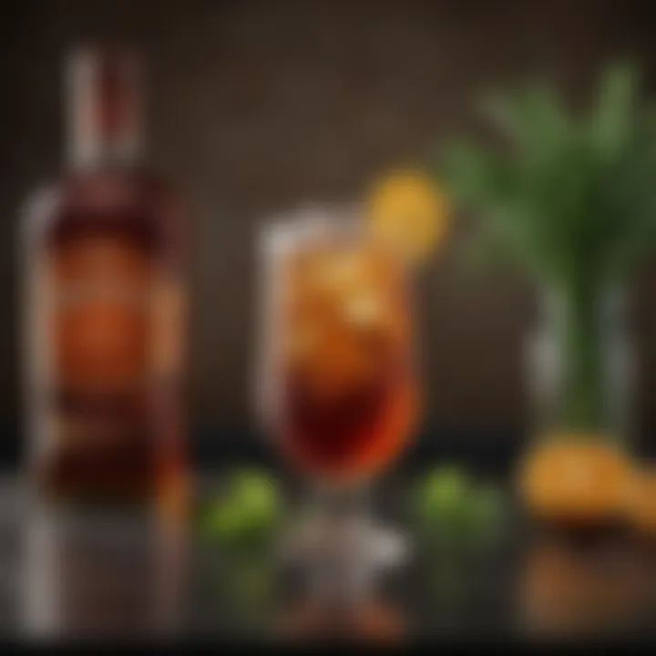 Components of Long Island Iced Tea with Hennessy