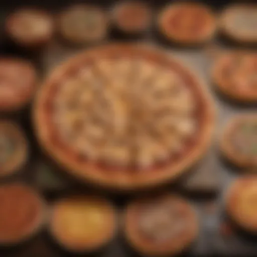 A delectable spread of Pizza Hut's diverse menu showcasing various pizzas and sides.