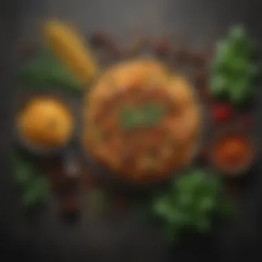 Herbs and Spices for Flavor An assortment of herbs and spices enhancing plant-based flavors