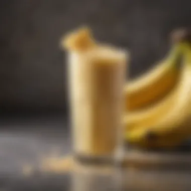 Nutritious Banana-Infused Beverage Nutritious banana-infused beverage