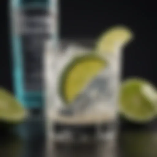 A refreshing cocktail of tequila and Sprite garnished with lime.